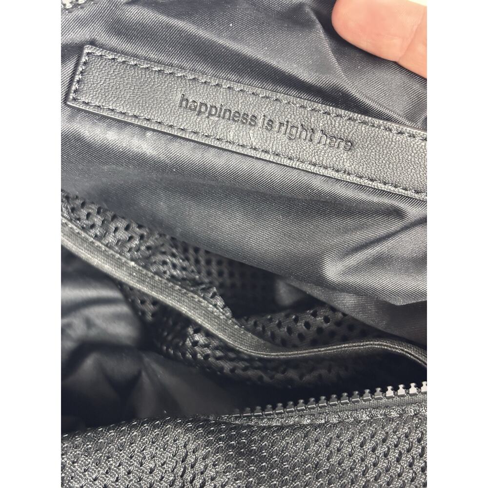 Lululemon Fast Track Convertible Bag Black Mesh Sling Shoulder Backpack Duffel - Picture 8 of 14